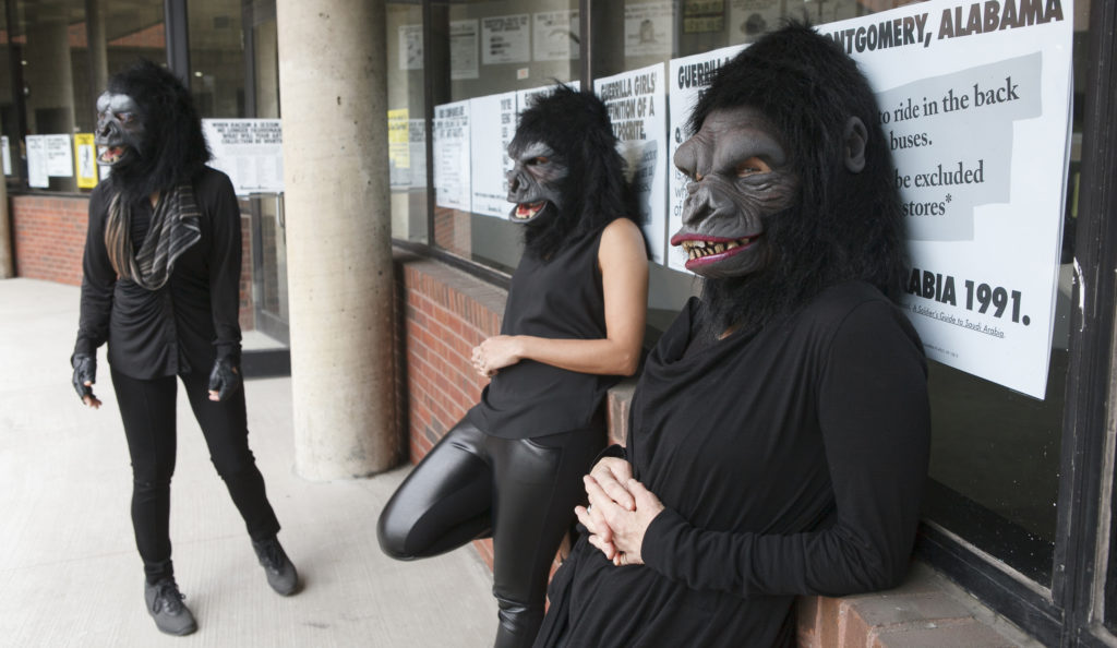 PERFORMANCE GUERRILLA GIRL Centrale For Contemporary Art Brussel performance-guerrilla-girl-centrale-for-contemporary-art-brussel