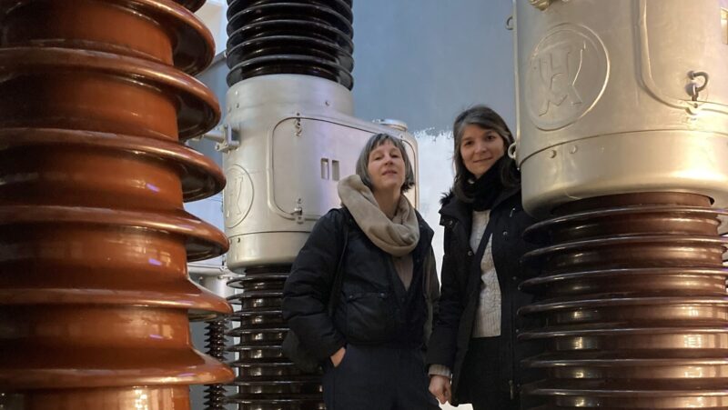 Clementine Davin & Maren Dubnick, Mars 2024 Musée de l’électricité Recklinghausen (DE) © Maren Dubnick